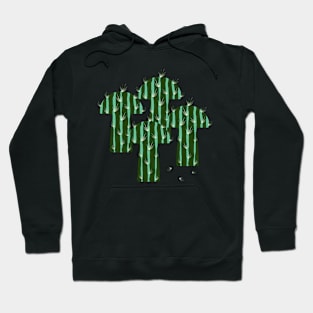 Green mushroom cactus Hoodie